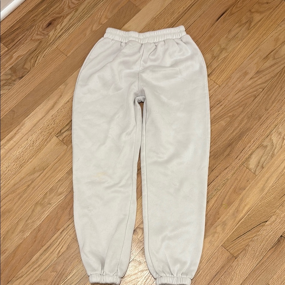 Cream Jogger Pants